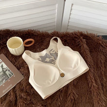 Load image into Gallery viewer, Women's Seamless Deep V Hollow Vest Bra