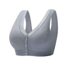 Load image into Gallery viewer, Soft Cotton Front Button Underwireless Tank Bra