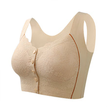 Load image into Gallery viewer, Women's Front Button No Steel Ring Breathable Bra