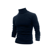 Load image into Gallery viewer, Men's Cotton Blend Turtle Neck Knitted Slim Sweater