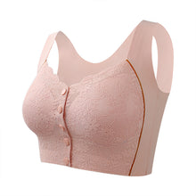 Load image into Gallery viewer, Women's Front Button No Steel Ring Breathable Bra