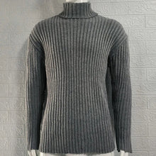 Load image into Gallery viewer, Mens Sweaters Turtleneck Cable Knitted Pullover