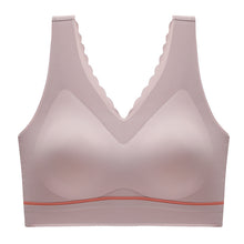 Load image into Gallery viewer, Women's seamless push-up latex deep V comfortable bra