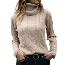 Load image into Gallery viewer, Women's Turtleneck Sweaters 2024 Fashion Long Sleeve Pullover