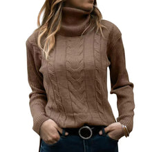 Load image into Gallery viewer, Women's Turtleneck Sweaters 2024 Fashion Long Sleeve Pullover