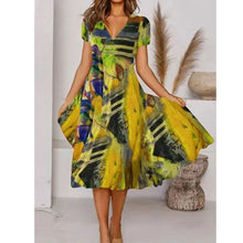 Load image into Gallery viewer, Envío gratis🔥Vestido bohemio de manga corta - España