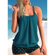 Load image into Gallery viewer, EnvĆo gratisš„BaƱador dos piezas talla grande estampado lunares - EspaƱa