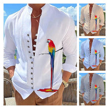 Load image into Gallery viewer, 2024 Camisa de manga larga con cuello estampado - EspaƱa