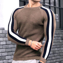 Load image into Gallery viewer, Mens Knit Sweater Sweater Sweatshirt Knit Slim-Fit Luxury Line