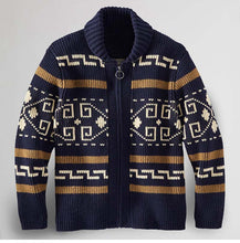 Load image into Gallery viewer, Sweater Big Cardigan Zip Up Knit