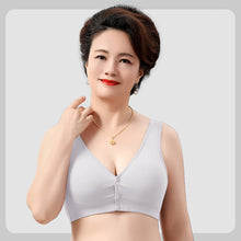 Load image into Gallery viewer, Cotton Breathable Plus Size Front Button Bra
