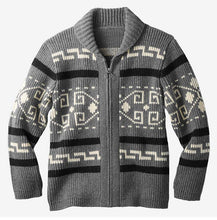 Load image into Gallery viewer, Sweater Big Cardigan Zip Up Knit