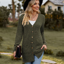 Load image into Gallery viewer, Sweaters for Women Cardigan Dressy Solid Open Front Long Knited Cardigan Sweater Fashion Loose Fit Coat Tops