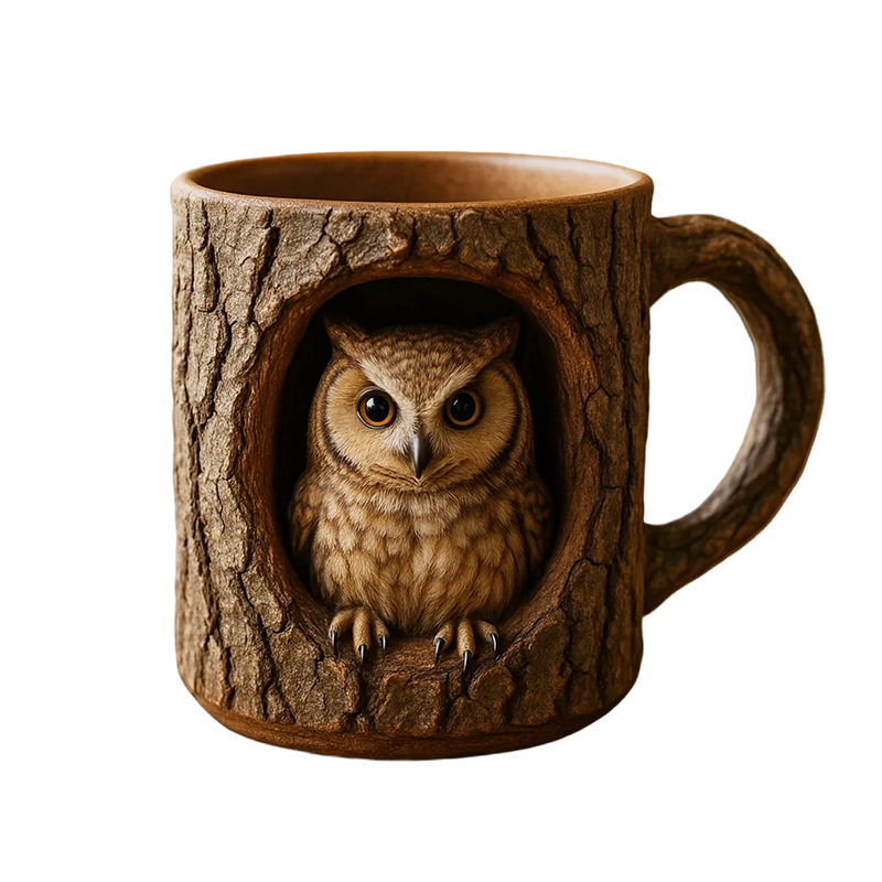 Graddi Handmade Tree Hollow Mug