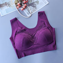 Load image into Gallery viewer, Women's Thin Wireless Side Push Up Large Size Bra