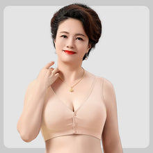 Load image into Gallery viewer, Cotton Breathable Plus Size Front Button Bra