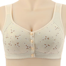 Load image into Gallery viewer, Soft Cotton Unwired Front Button Printed Bra