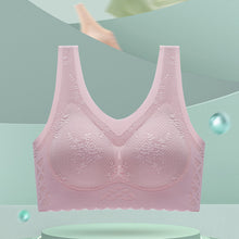 Load image into Gallery viewer, Women's comfortable latex breathable inner cup sleep bra