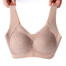 Load image into Gallery viewer, One-Piece Seamless Latex Wire-Free Push-Up Bra