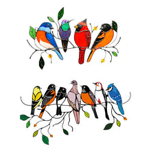 Load image into Gallery viewer, Birds Stained Glass Window Hangings