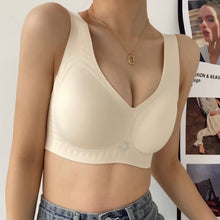 Load image into Gallery viewer, Women's Seamless Deep V Hollow Vest Bra