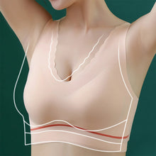 Load image into Gallery viewer, Women's seamless push-up latex deep V comfortable bra