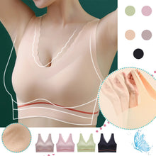 Load image into Gallery viewer, Women's seamless push-up latex deep V comfortable bra