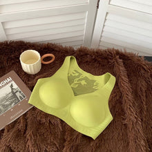 Load image into Gallery viewer, Women's Seamless Deep V Hollow Vest Bra