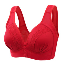 Load image into Gallery viewer, Push Up No Steel Rim Front Open Button Bra