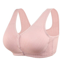 Load image into Gallery viewer, Women's wire-free front button tank top bra