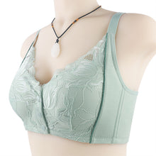 Load image into Gallery viewer, Women's lace front button shaped bra