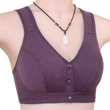 Load image into Gallery viewer, Ladies Cotton Tank Front Button Bra