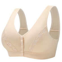 Load image into Gallery viewer, Ladies Front Button Printed Cotton Underwear