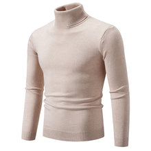 Load image into Gallery viewer, Men's Soft Cotton Slim Fit Turtleneck Sweater