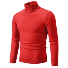 Load image into Gallery viewer, Men's Soft Cotton Slim Fit Turtleneck Sweater