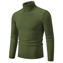 Load image into Gallery viewer, Men's Soft Cotton Slim Fit Turtleneck Sweater