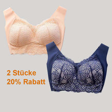 Load image into Gallery viewer, Der Stretch Full-Figure Seamless Spitzen-BH mit Ausschnitten