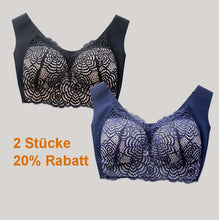 Load image into Gallery viewer, Der Stretch Full-Figure Seamless Spitzen-BH mit Ausschnitten