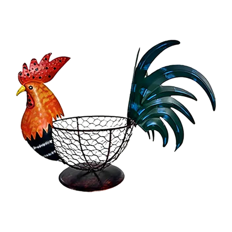 Graddi Rooster Charm Basket