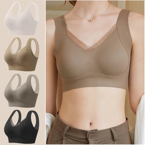 Women's Seamless Push-Up Breast Reduction Anti-sagging Sports Bra