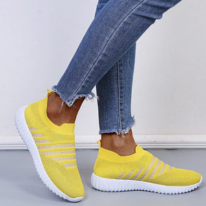 Women's breathable elastic sneakers