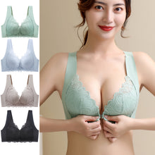 Load image into Gallery viewer, Lace backless seamless front button bra
