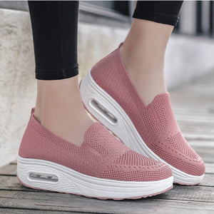 Women's Slip-On Thick-Soled Air-Cushion Sneakers