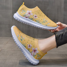 Load image into Gallery viewer, Women&#39;s Rhinestone Stretch Casual Breathable Sneakers
