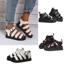 Load image into Gallery viewer, Platform Ladies Martin Sandals
