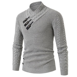 Winter Men's Neck Sweater Large Size Pullover Autumn Winter Warm Sweater