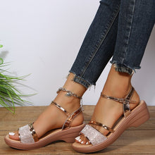 Load image into Gallery viewer, Women&#39;s summer new wedge fish mouth sandals
