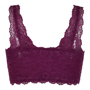 Women's Zip Front Lace Push Up Bra