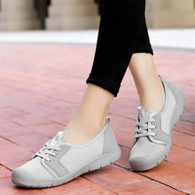 Load image into Gallery viewer, Women Casual Lace Up Shoes Color Blocking All Seasons Comfortable Spring And Autumn Shoes
