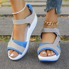 Load image into Gallery viewer, Sandals Women&#39;s Summer New Middle Heel Muffin Wedge Heel Fish Mouth Heel Women&#39;s Sandals
